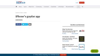 iPhone's gaydar app | Newcastle Herald