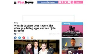 What is Gaydar? Does it work like other gay dating apps, and can I join ...