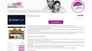 Gaystryst Review - Dating Sites