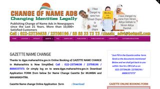GAZETTE NAME CHANGE - CHANGEOFNAMEADS-375/-