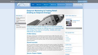 Gazprom Marketing & Trading Retail (trading as Gazprom Energy ...