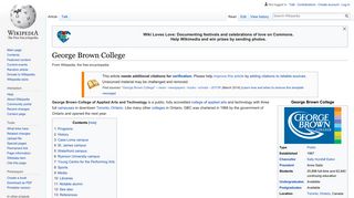George Brown College - Wikipedia