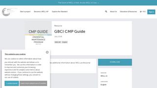 GBCI CMP Guide July 2018 | International WELL Building Institute
