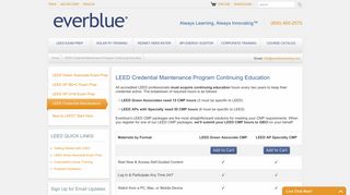 LEED Credential Maintenance Program (CMP) Continuing Education