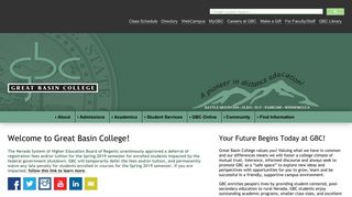 Great Basin College: Home