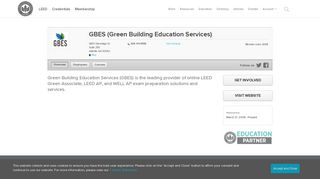 GBES (Green Building Education Services) | U.S. Green Building ...