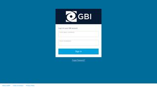 logo Log in to your GBI account. Your Email address Your Password ...