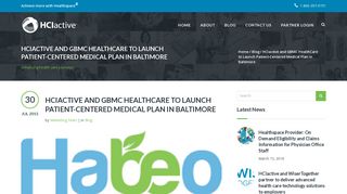 HCIactive and GBMC HealthCare to Launch Patient-Centered Medical ...