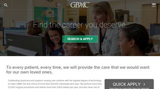 Career Center at GBMC - Search Open Job Positions Now! - GBMC ...