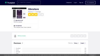 Gbnstore Reviews | Read Customer Service Reviews of gbnstore.net