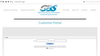 Customer Portal - - Global Business Solutions