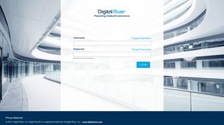 Global Commerce Login - Preview Site - Digital River