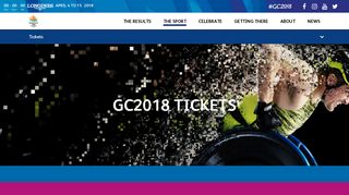Tickets | Gold Coast 2018 Commonwealth Games