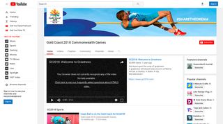 Gold Coast 2018 Commonwealth Games - YouTube