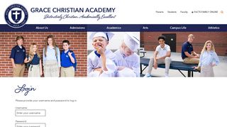 Login - Grace Christian Academy