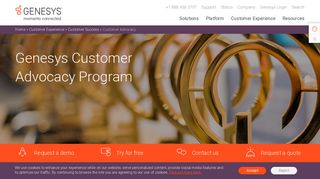 Genesys Customer Advocacy Program | Genesys