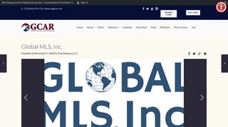 Global MLS, Inc. | Greater Capital Association of Realtors - GCAR