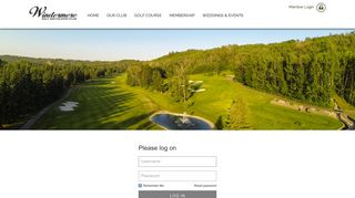 Windermere Golf and Country Club - Login