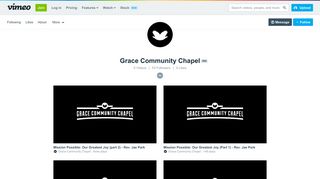 Grace Community Chapel on Vimeo