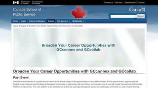Broaden Your Career Opportunities with GCconnex and GCcollab ...