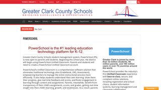 PowerSchool – Greater Clark County Schools