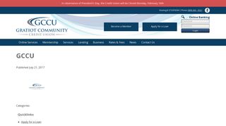 GCCU - Gratiot Community Credit Union