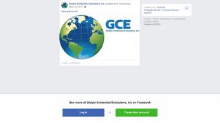 www.gceus.com - Global Credential Evaluators, Inc | Facebook