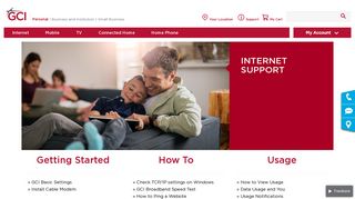 Internet | GCI Support