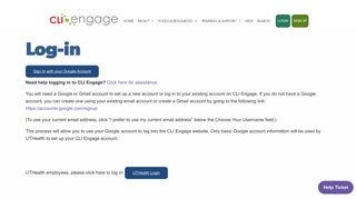Log-in – CLI Engage Public