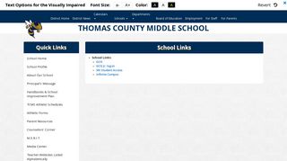School Links - Links - Thomas County Middle School