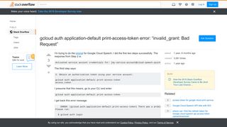 gcloud auth application-default print-access-token error ...