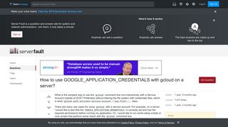 google cloud platform - How to use ... - Server Fault