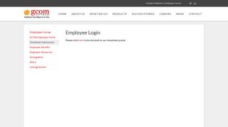 GCOM Software LLC :: Employee Login