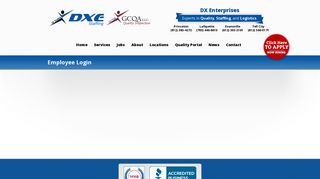 Employee Login - DX Enterprises