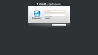 the webapp portal - GSX - Apple