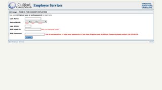 Employee Services - GCS Employee Self Services
