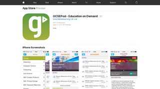 GCSEPod - Education on Demand on the App Store - iTunes - Apple