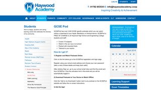 GCSE Pod | Haywood Academy
