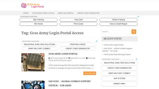 Gcss Army Login Portal Access