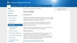 How to Apply | GCU
