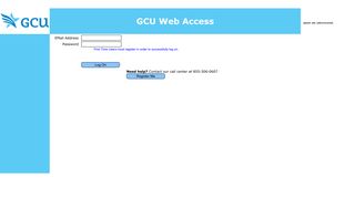 GCU Web Access