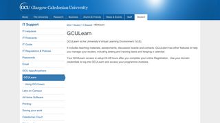 GCULearn | GCU