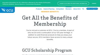 Member Benefits | GCU