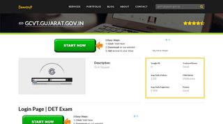 Welcome to Gcvt.gujarat.gov.in - Login Page | DET Exam