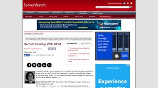 Remote Desktop With GDM - ServerWatch