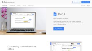 Google Docs: Online Word Processing for Business | G Suite