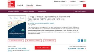 Gregg College Keyboarding & Document Processing (GDP); Lessons ...
