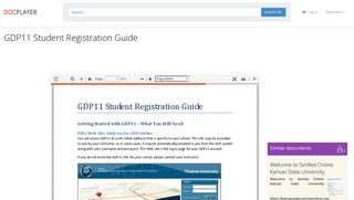 GDP11 Student Registration Guide - PDF - DocPlayer.net
