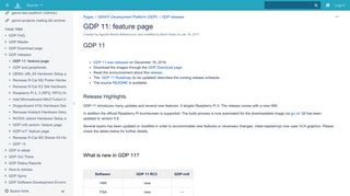 GDP 11: feature page - GENIVI Development Platform GDP - Confluence