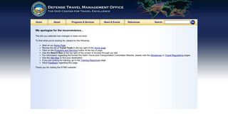 DoD Travel System Pilot - Defense Travel Management Office